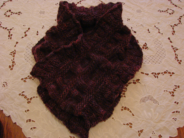 Ruffled and Ruched Scarf