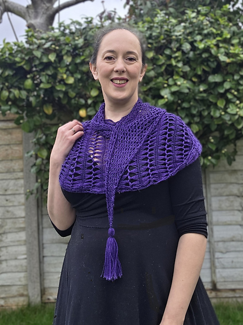 Swirling Strands Shawl