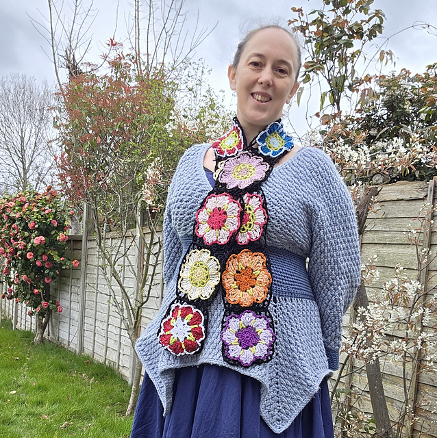 Big Flowers Scarf