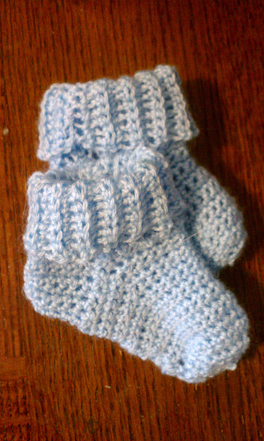 (P0003) Crochet Baby Booties/Socks