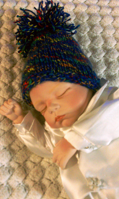 Knit Baby Hat-Cap-Beanie