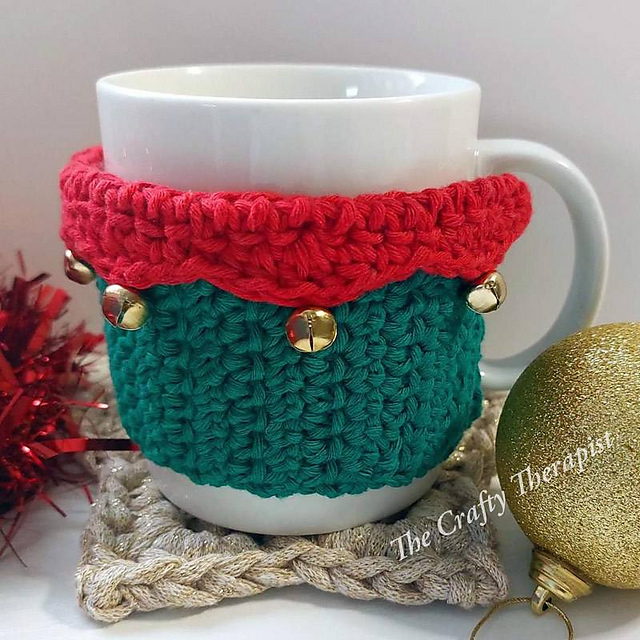 Free Crochet Mug Cosy Coffee Mug Sweater Pattern Crochet Mug Cozy