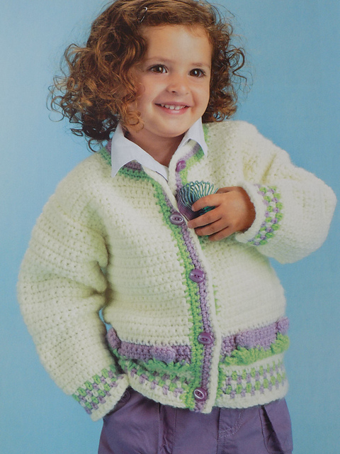 Flower Border Cardigan