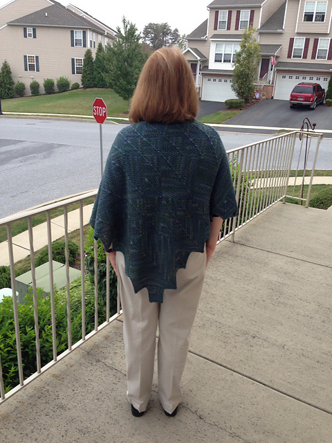 Step-up shawl