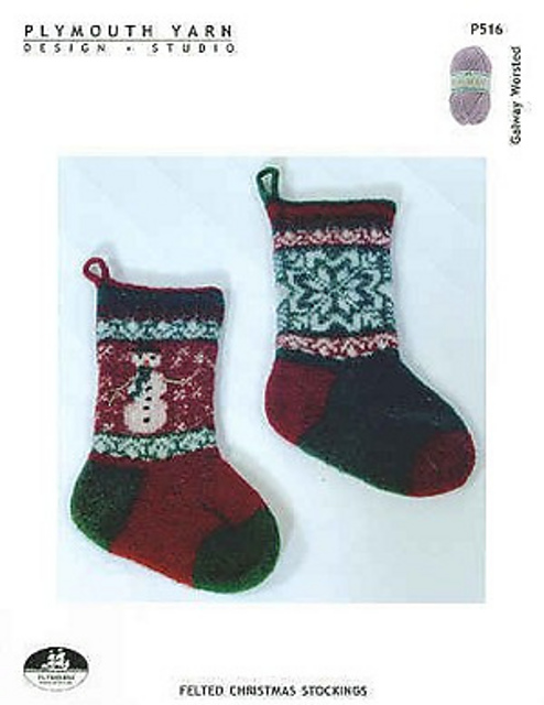 Felted Christmas Stockings