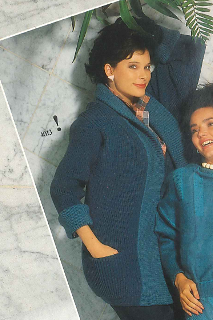 4013 lady's petrol-blue jacket