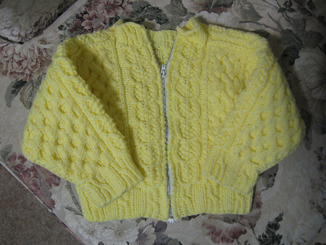 Toddler Cabled Jacket