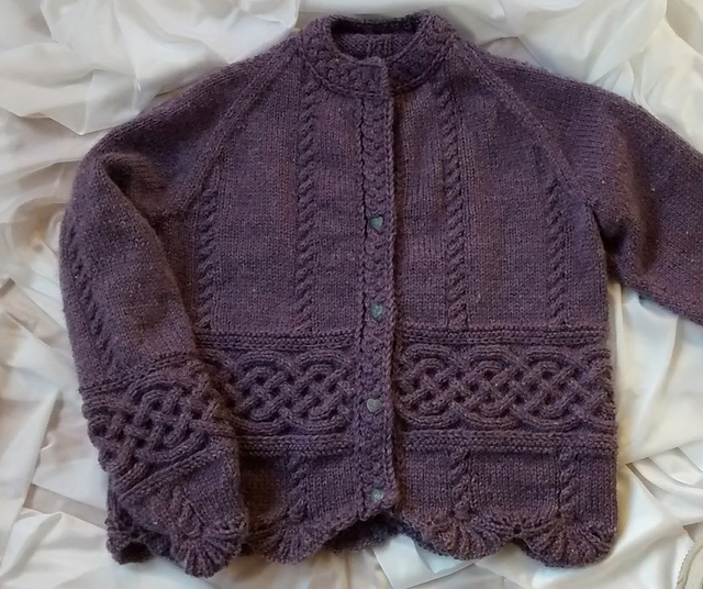Banded Cable Cardigan