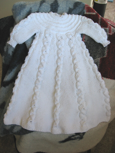 Folded Ribbon Christening Set