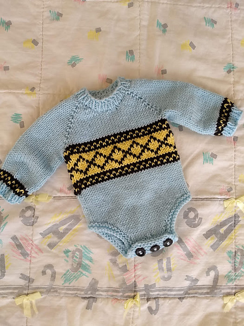Fair Isle Onesie