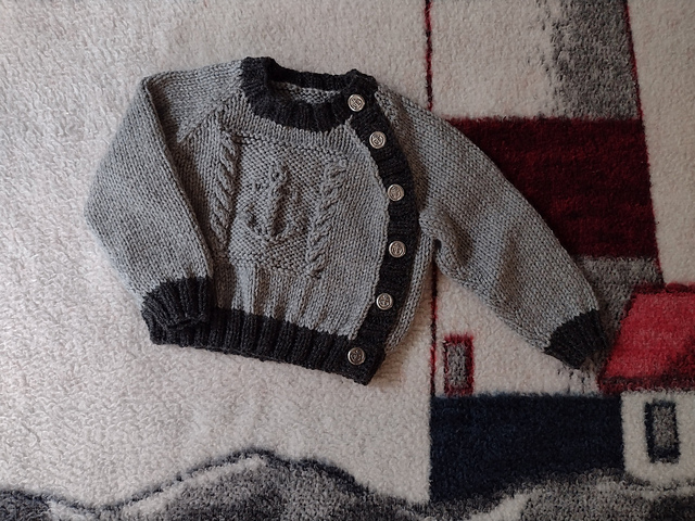 Baby Anchor Cardigan