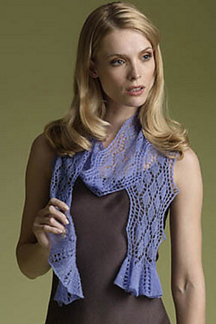 Diamond Ruffled Scarf