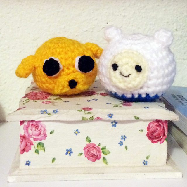 Amigurumi Finn y Jake Adventure time