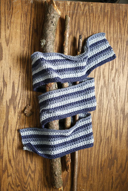 Shades of Blue Scarf
