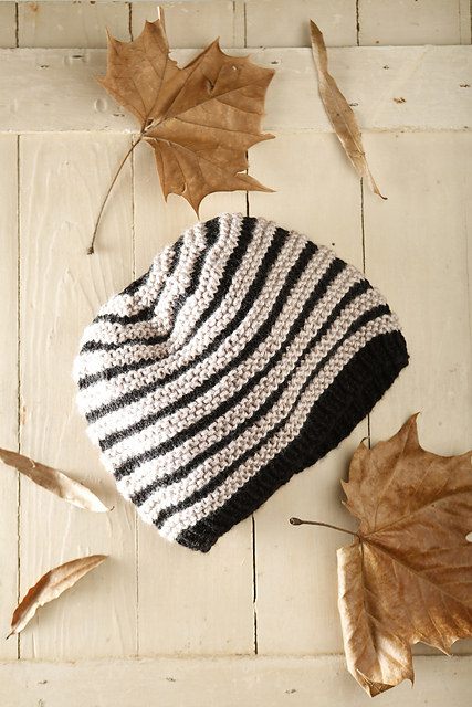 Striped Beanie