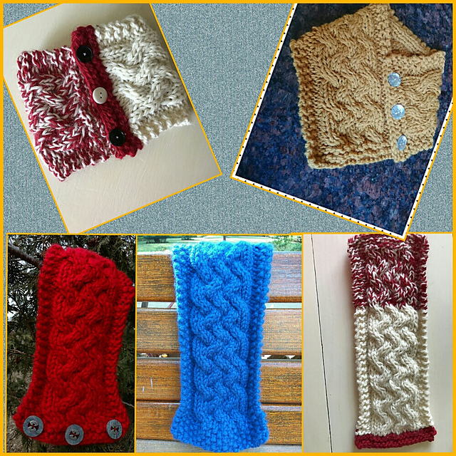 Entwined Cabled Neckwarmer