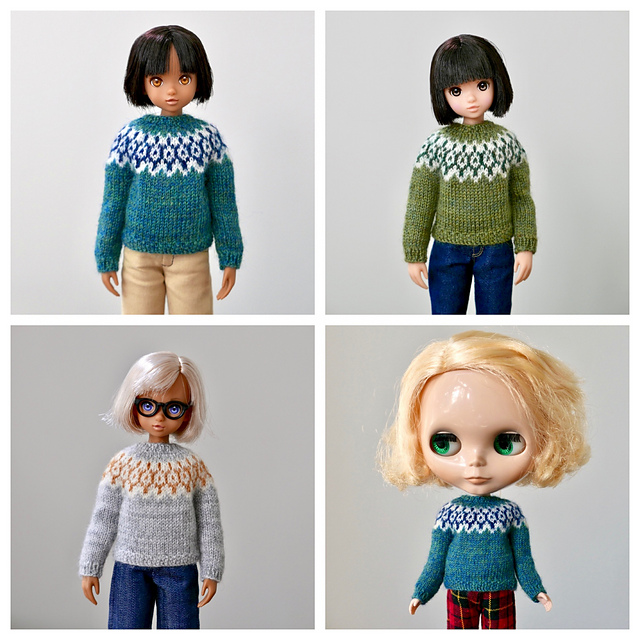 Riverdale Icelandic Sweater for 21-23cm Dolls