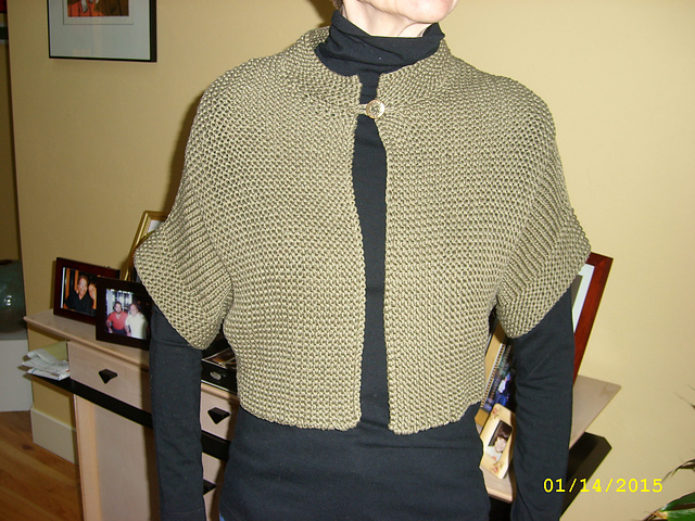 Side-to-Side Garter Stitch Vest
