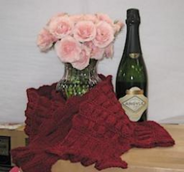 Rose City Ruched Scarf