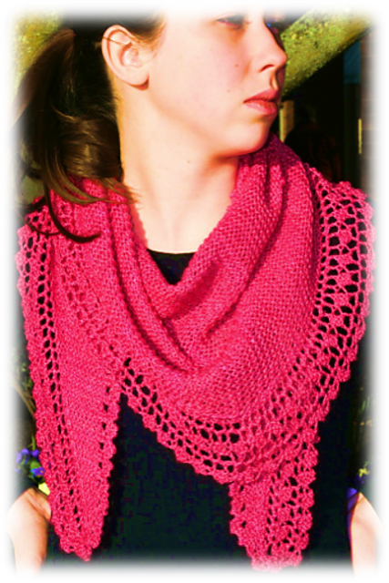 Bed of Roses Shawlette