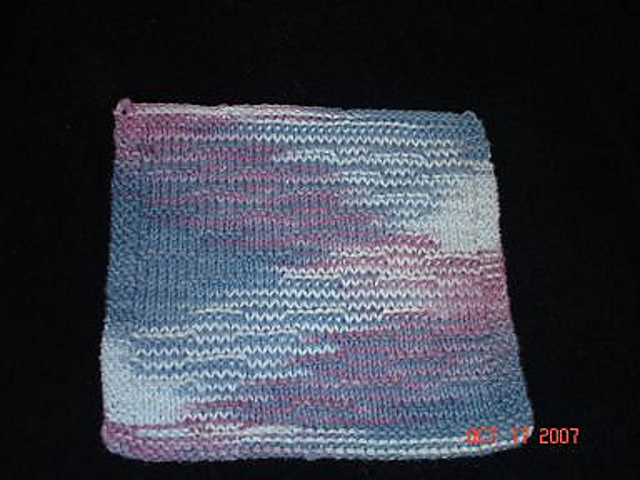 Ravelry: Horizontal Dash Stitch Dishcloth pattern by Vaunda Rae Giberson