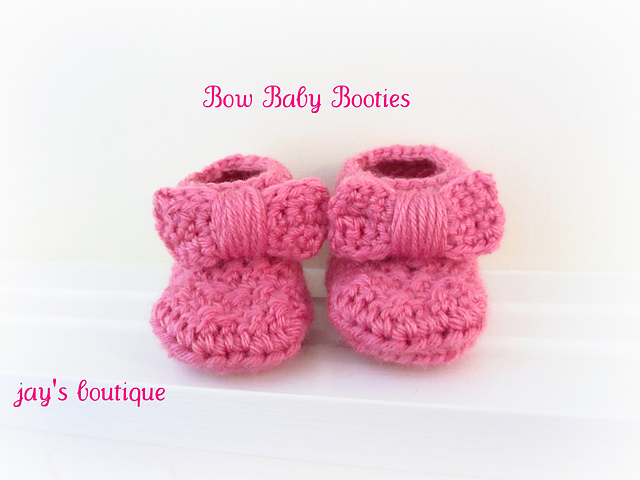 Bow Baby Booties
