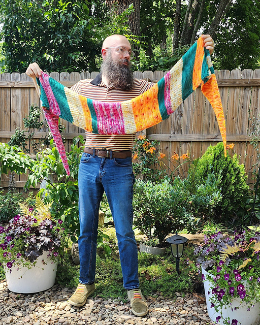 Flamenciosa Shawl (knit)
