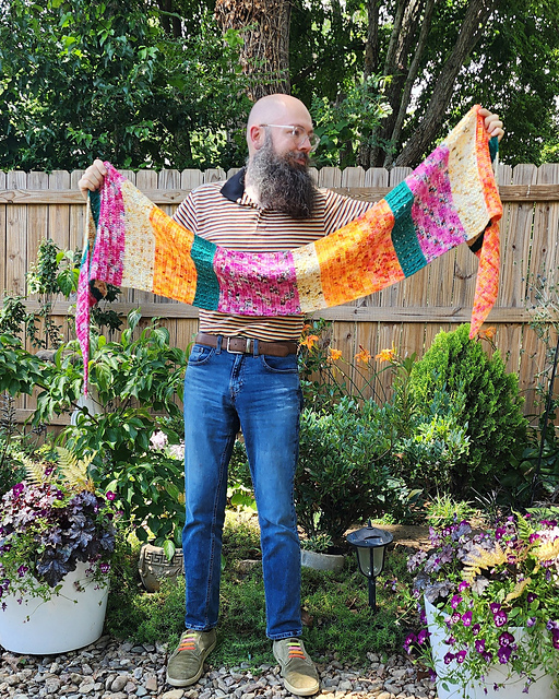 Flamenciosa Shawl (crochet)