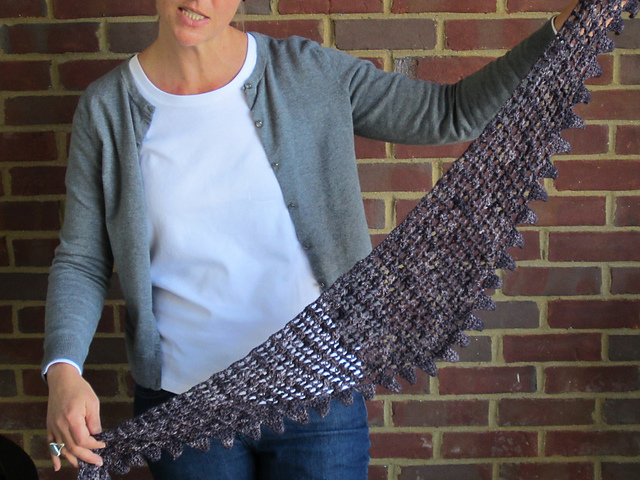 Textured Triangle Scarf