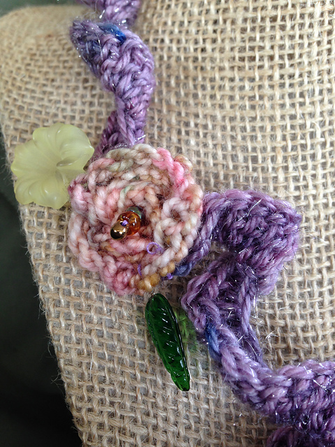 Vintage Knitted Necklace