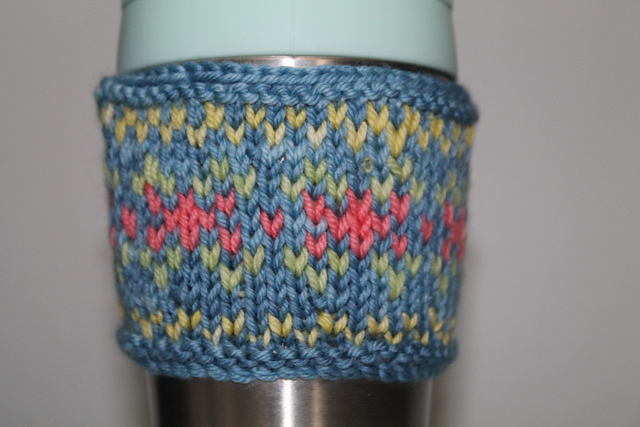 Fair Isle Coffee Sleeve