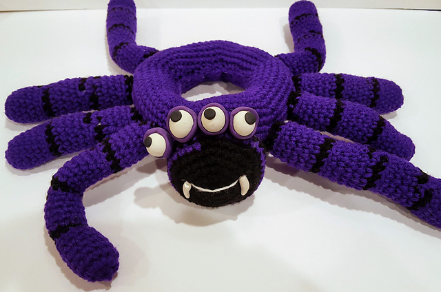 Spider Halloween Stacking Ring