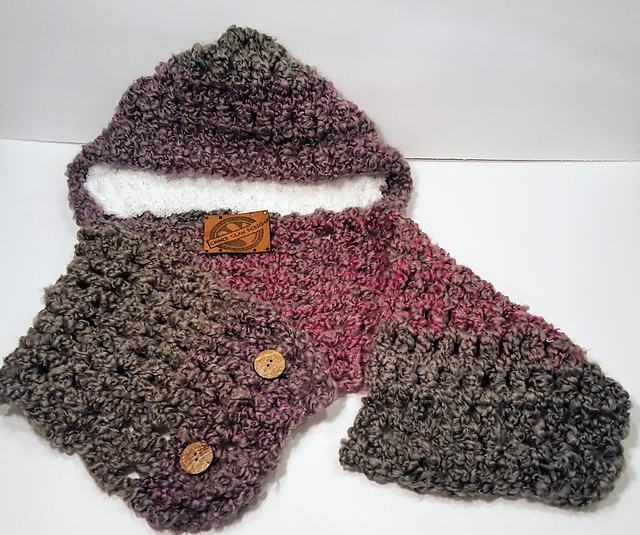 Lined Hooded Scarf
