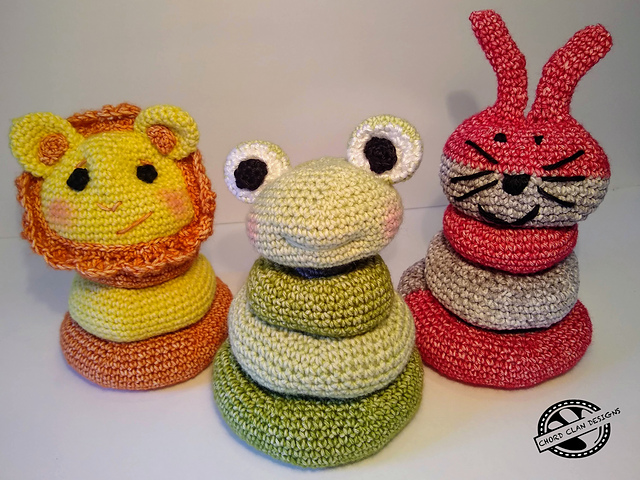 Frog Mini Stacker Rings