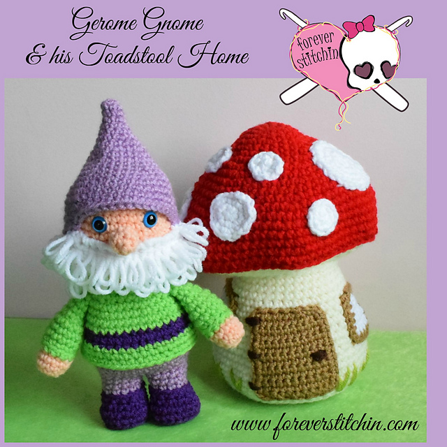 Gnome & Toadstool Amigurumi