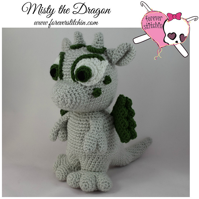 Misty the Dragon Amigurumi