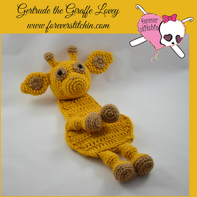 Giraffe Lovey Amigurumi