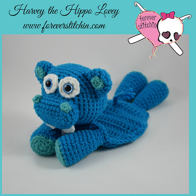 Hippo Lovey Amigurumi