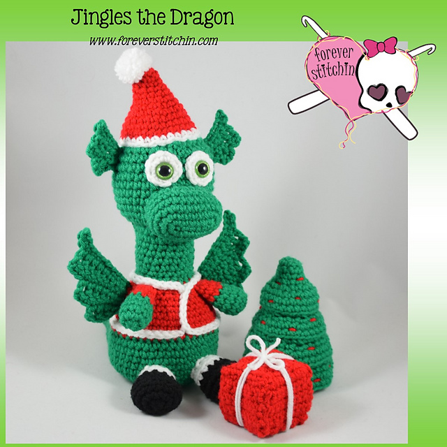 Jingles the Dragon Amigurumi