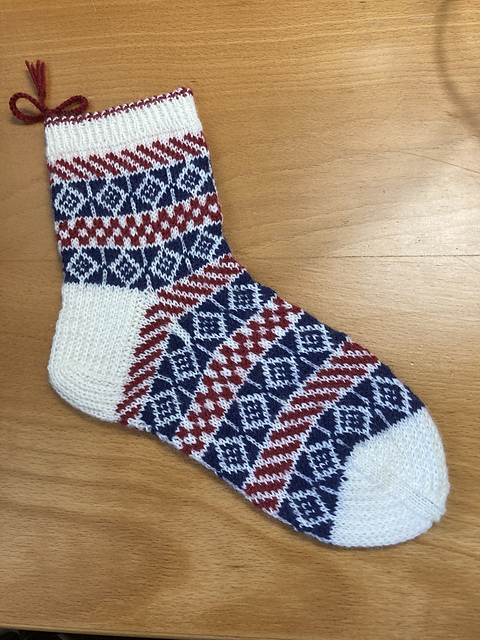 Sockor med bingemönster