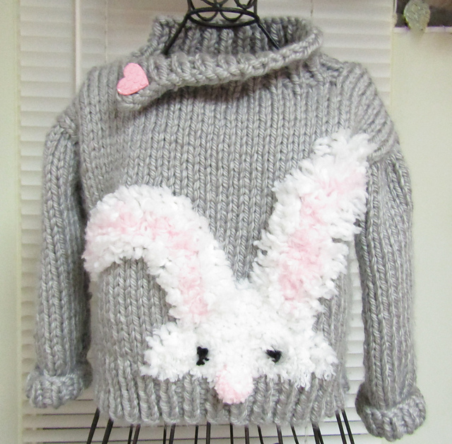 Ravelry: Toddler Bunny Pullover pattern by Jean Fleming
