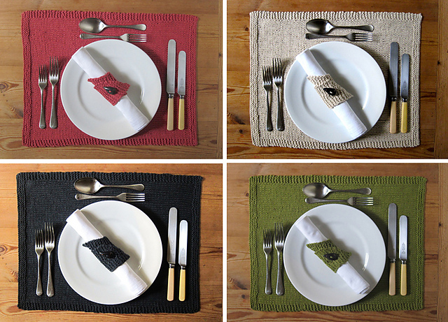 Flavour Placemat & Napkin Ring set