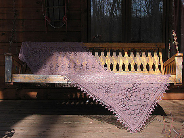 Two Sampler Shawls: An 1840 Heirloom