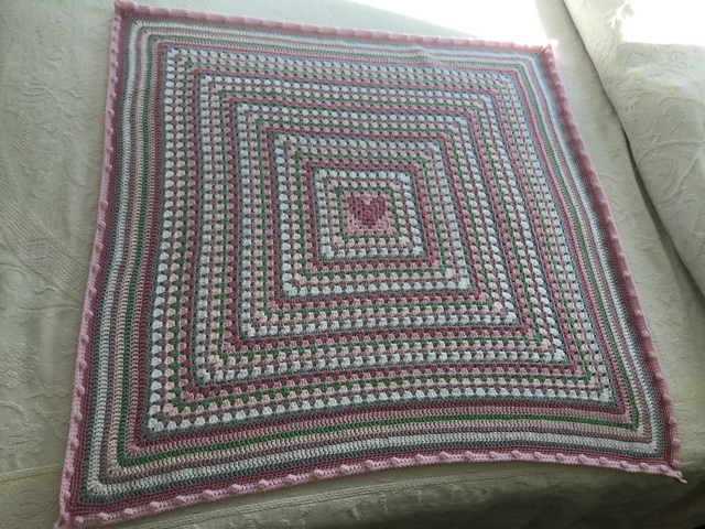 Sweetheart Granny Blanket