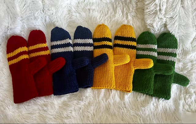 Wizarding House Inspired Mittens