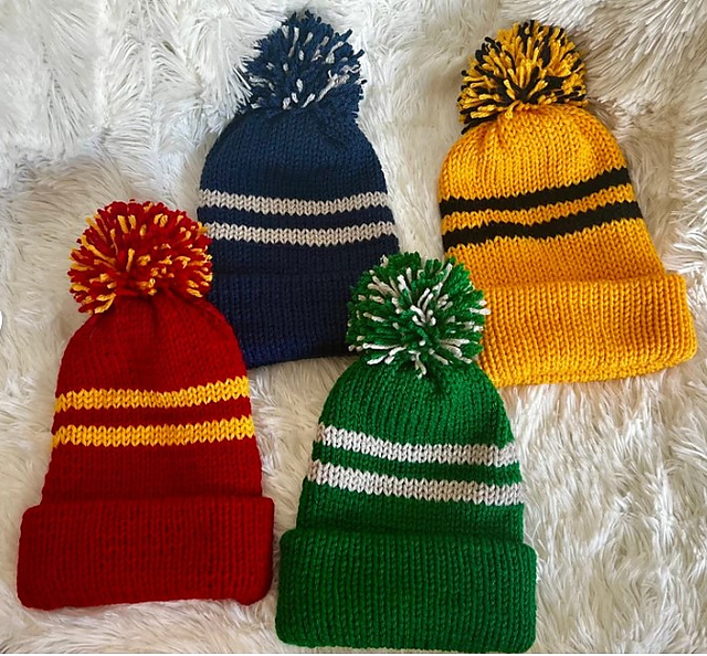 Wizarding Inspired House Beanie Hat