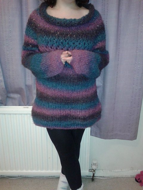 Sweet Velvet Tones - Cowl Neck Jumper