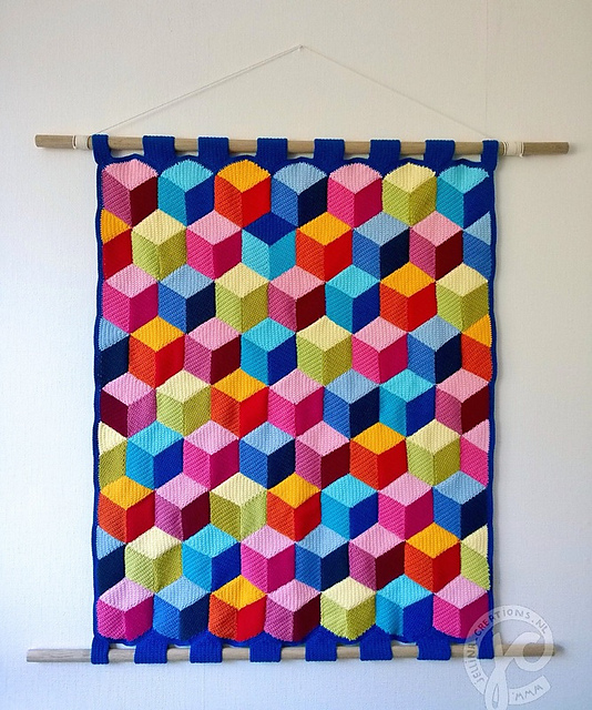 Ravelry patroon: brain teaser blanket