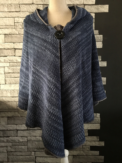 denim poncho