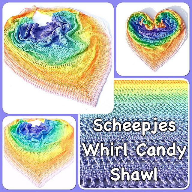Scheepjes Whirl Candy Shawl